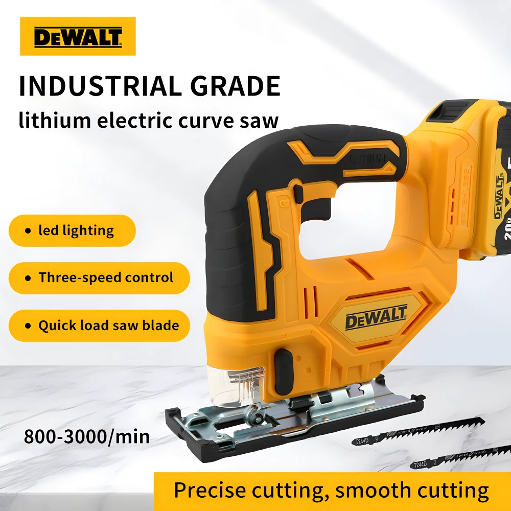 Dewalt Handheld Rechargeable Electric Reciprocating Circular Saw  Cutting  Wood  Metal Plastic Pipes Electric Cutting Tools