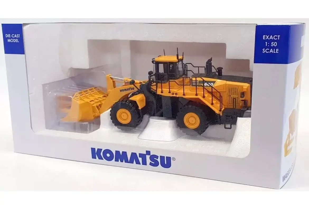 1/50 Scale Die-Cast Model Komatsu WA600-8 Stone Handler DieCast Model Toy UH8153