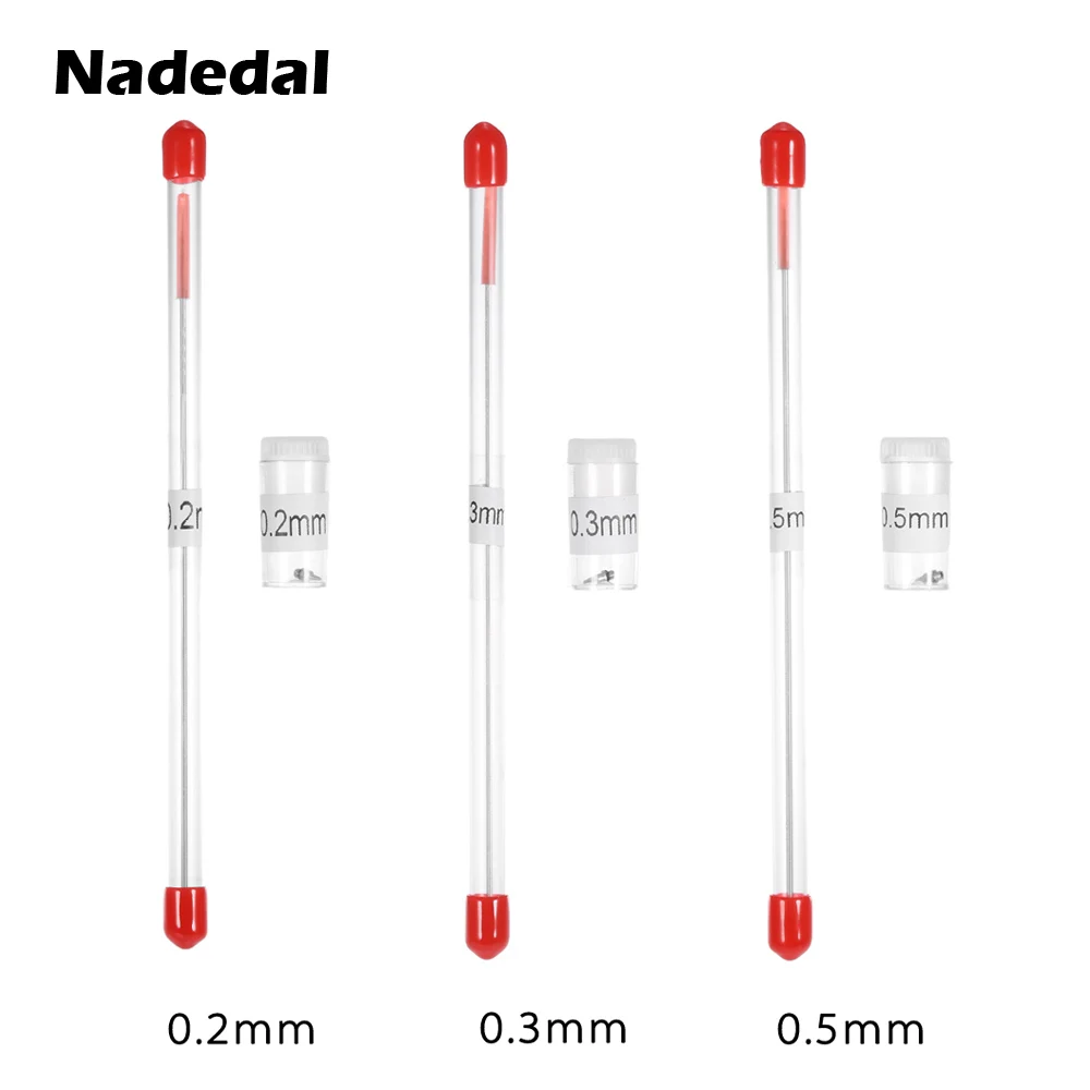 Agulha de Substituição para Aerógrafo 0.2 mm 0.3 mm 0.5 mm Modelo de Pistola de Pulverização Acessórios de Ferramenta de Manutenção de Pintura