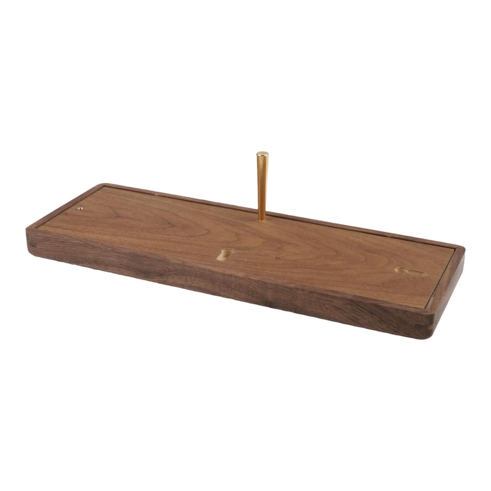 Walnut Color Solid Wood Photo Frame Stylish Photo Holder Sturdy Construction Personalized Aesthetic Sophisticated Design