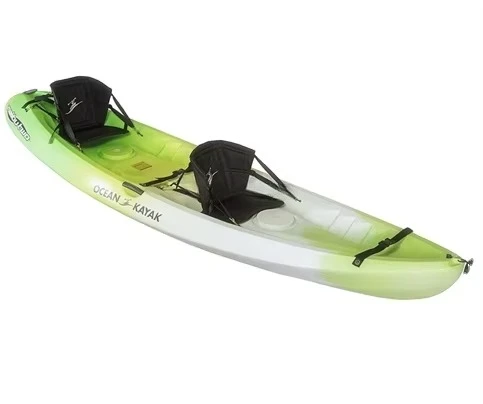 

2+1 Family Kayak, Sit on Top Tandem Kayak Package with 2 EVA Padded Seats and 2 Aluminum Paddle