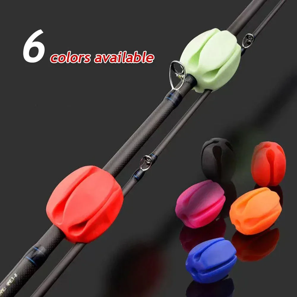 Fishing Rod Organizer Portable Pole Ball Retaining Clip Multifunctional Anti-Collision Rod Holder for Fishing Lure Rod Storage