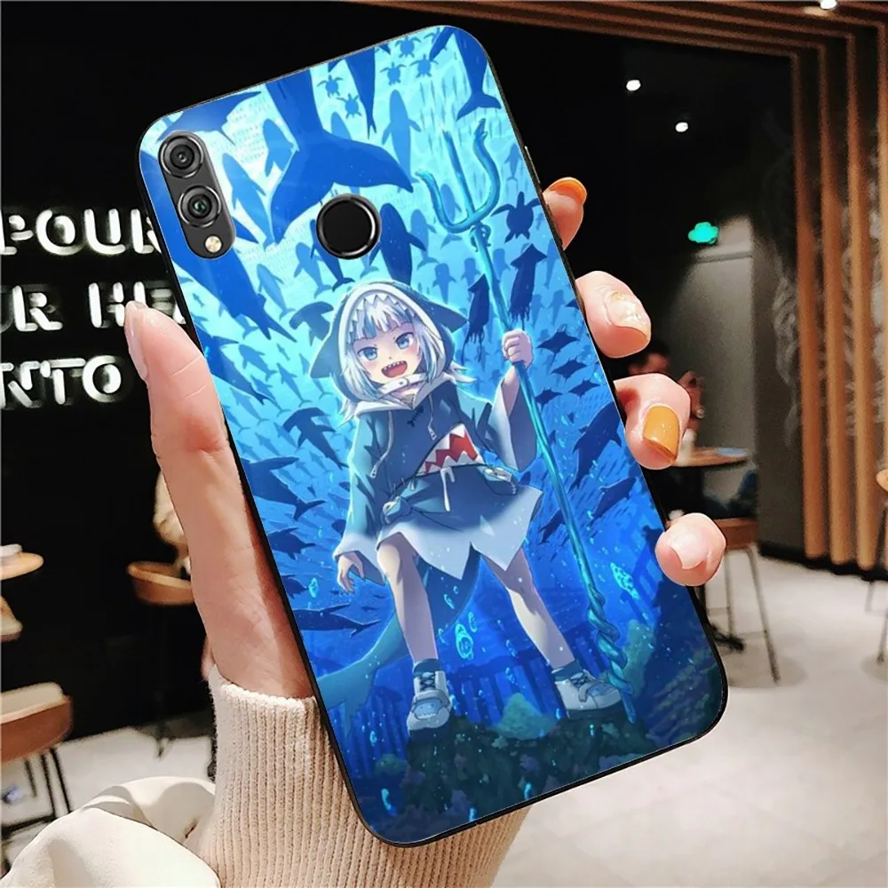 Casing ponsel Gawr Gura hololive, untuk Huawei Honor 10 lite 9 20 7A 9X 30 50 60 70 pro plus Cover silikon lembut