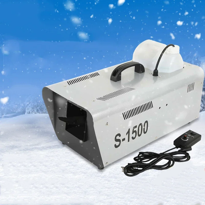 Christmas Wedding Party Stage Snowflake Machine Wireless Remote Control Simulation Artificial Snow Machine 1500W/600W