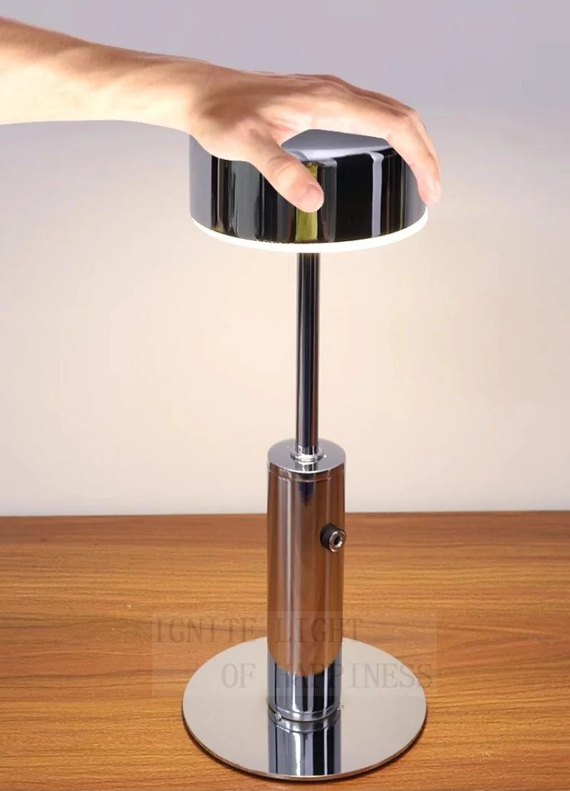 Bar Table Lamp Led Creative Bar Light Charging Touch Dimming Restaurant Decorative Lamp Clear Bar Atmosphere Night Light Three-t