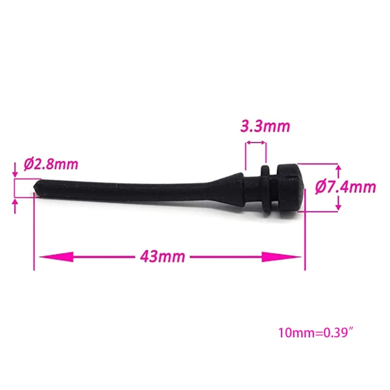 2023 New Rubber Pin Screws Anti-noise High-temperature Plastic Studs Chassis Fan Pull-type Rubber