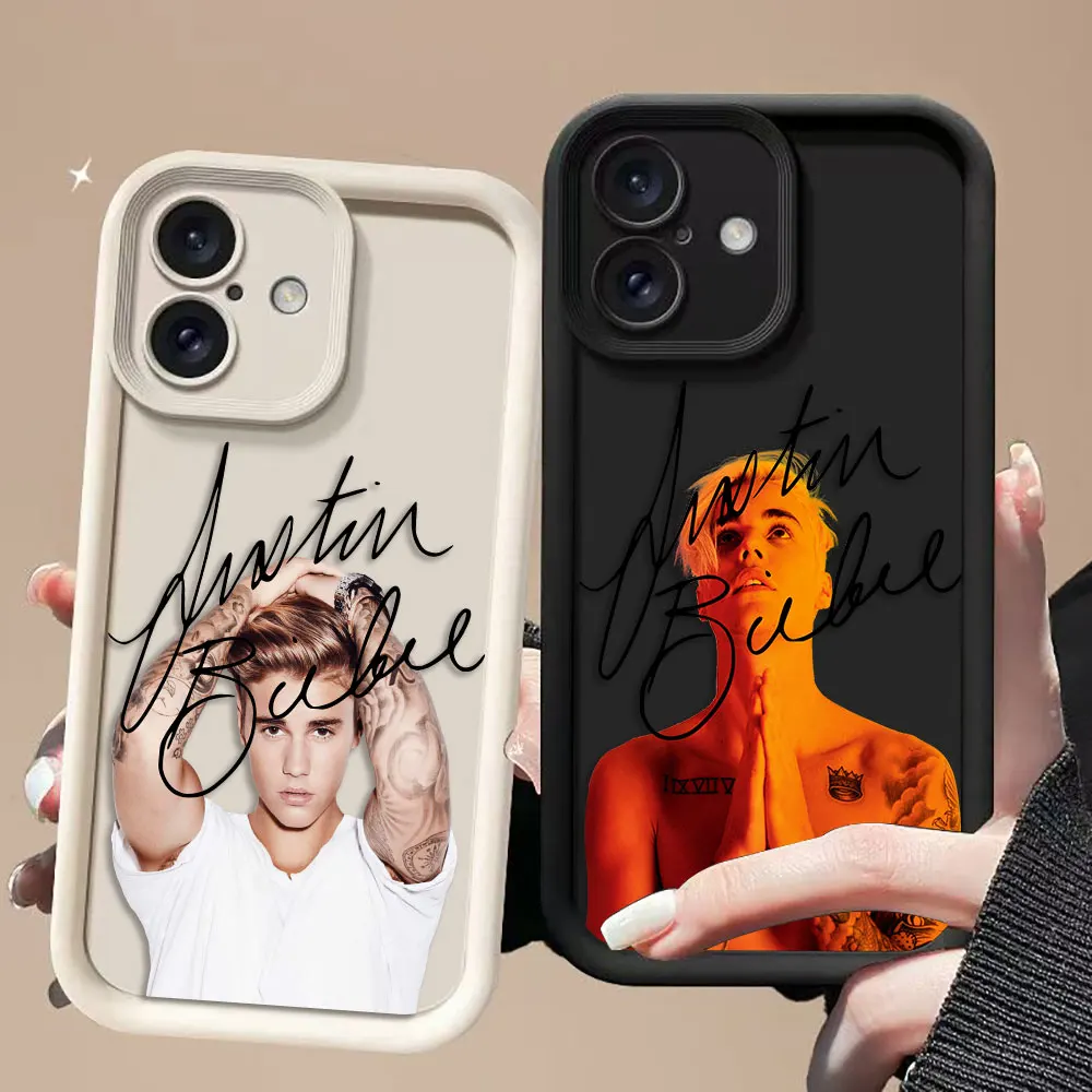 المغني J-Justin B-Bieber غطاء جراب هاتف ل ممن لهم رينو 2F 2Z 5 5F 6 7 7Z 8 8Z 8T 10 11 11F 12 12F 13 13F 14 LITE PRO PLUS