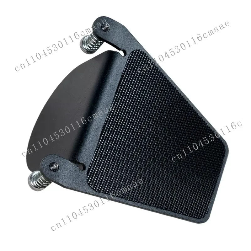 Self-Adhesive Kick Drum Anti-Clip Mat Pedal Grip Removable Velcro Pad Industrial Hook Loop Rubber Backed Mat for Gong Cymbals