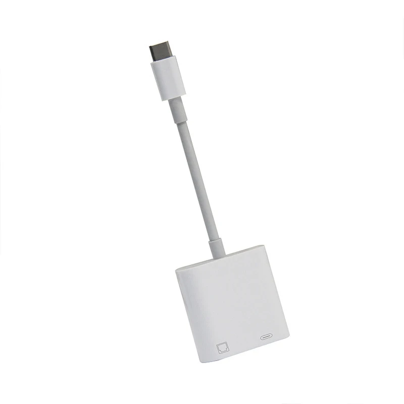 Adapter Ethernet typu C OTG USB typu C na RJ45 Ethernet LAN Konwerter sieci przewodowej 100 Mb/s dla tabletu z telefonem komórkowym typu C