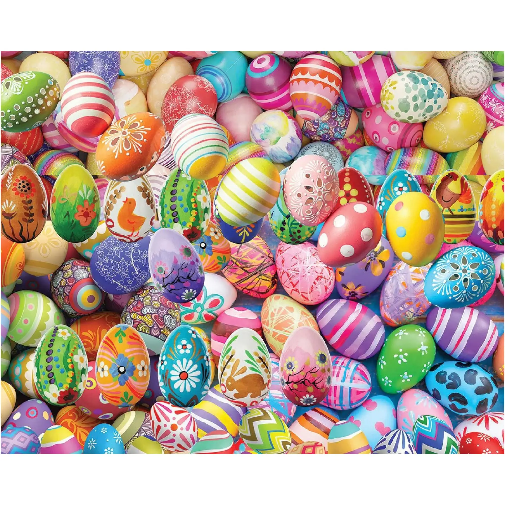 

Colorful Eggs 500/1000/1200/2000 PCS Jigsaw Puzzles Family Activity Games for Gameroom Bedroom Gifts Home Decor