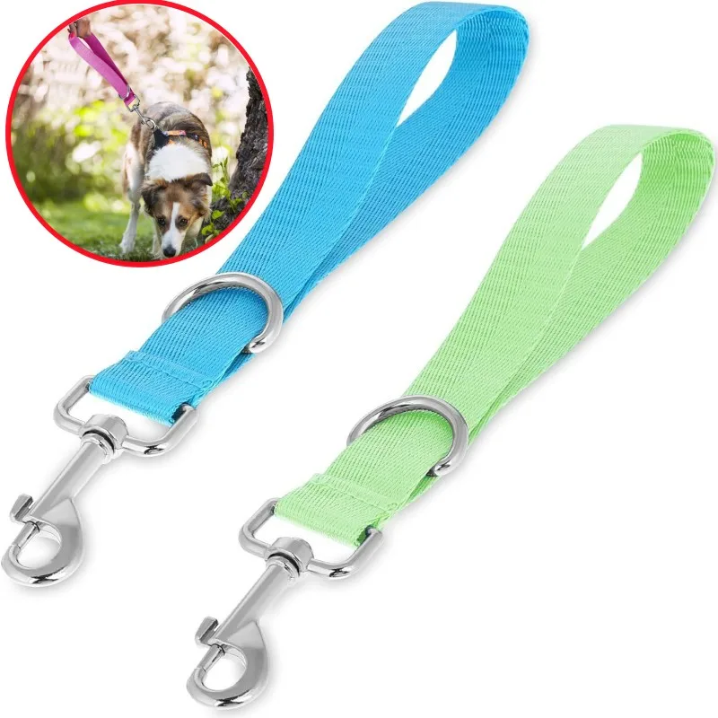 

Dog Leash Short Dogs Leashes 25cm Extend Rope Leash for Dog Walking Nylon Extension Ropes Leashes Dogs Chain Pet Accessories