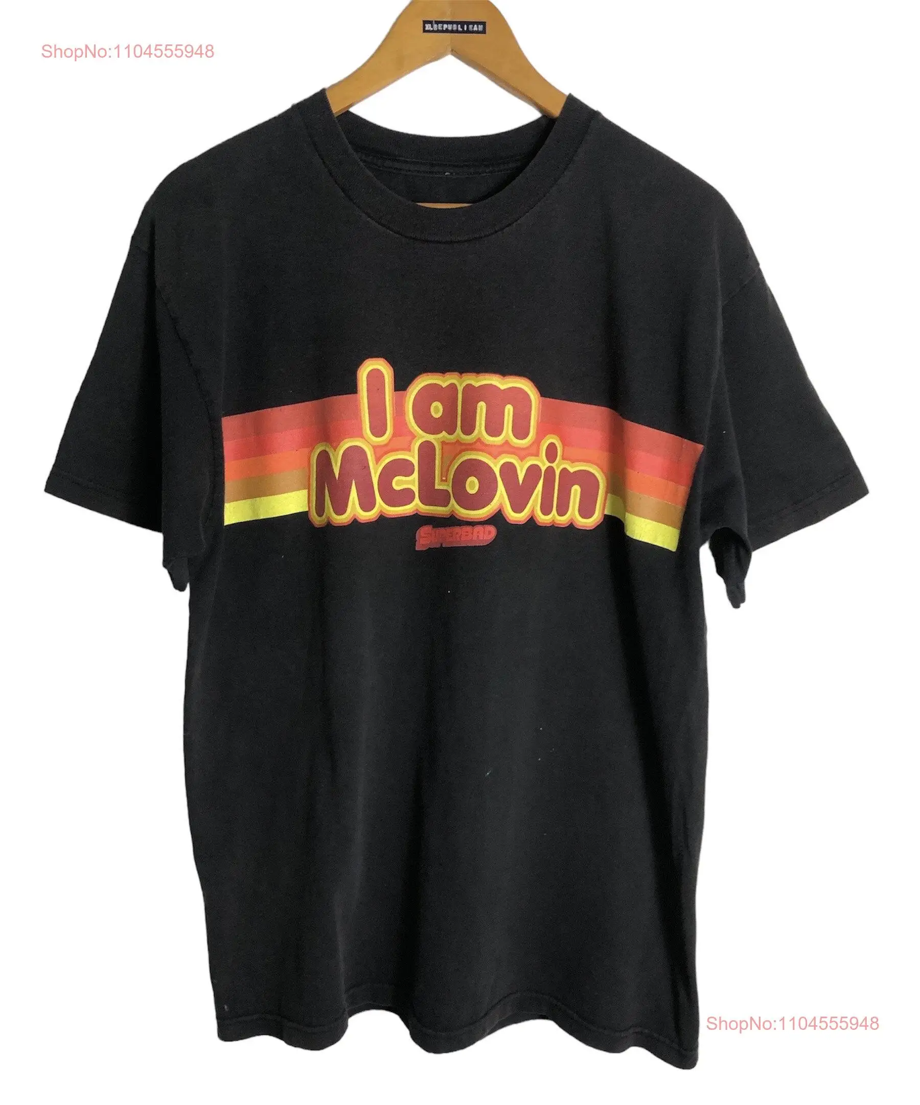 تي شيرت Vintage Superbad I am Mclovin Promo Movie بأكمام طويلة أو قصيرة