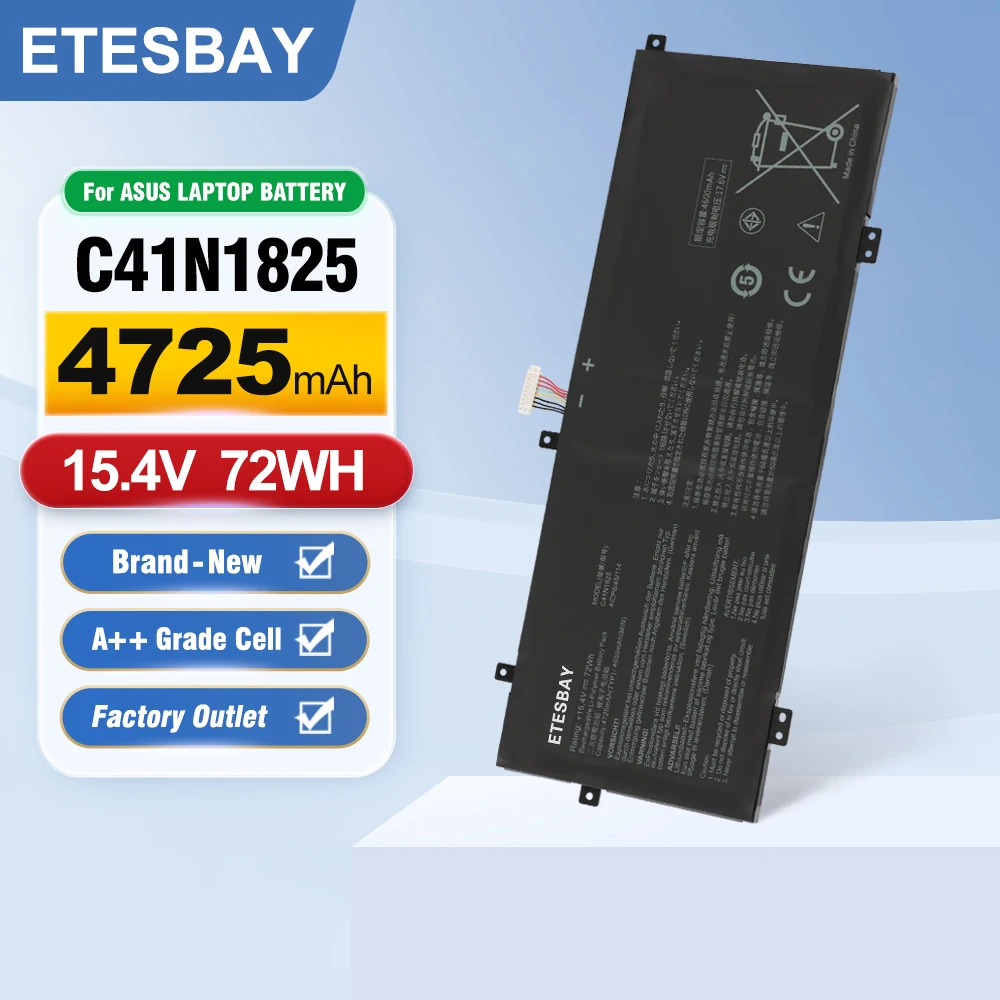 

ETESBAY C41N1825 Аккумулятор для ноутбука ASUS VivoBook 14 X403FA ADOL14F ADOL14U ADOL I403FA I403FA-2C X403FA-2C Series
