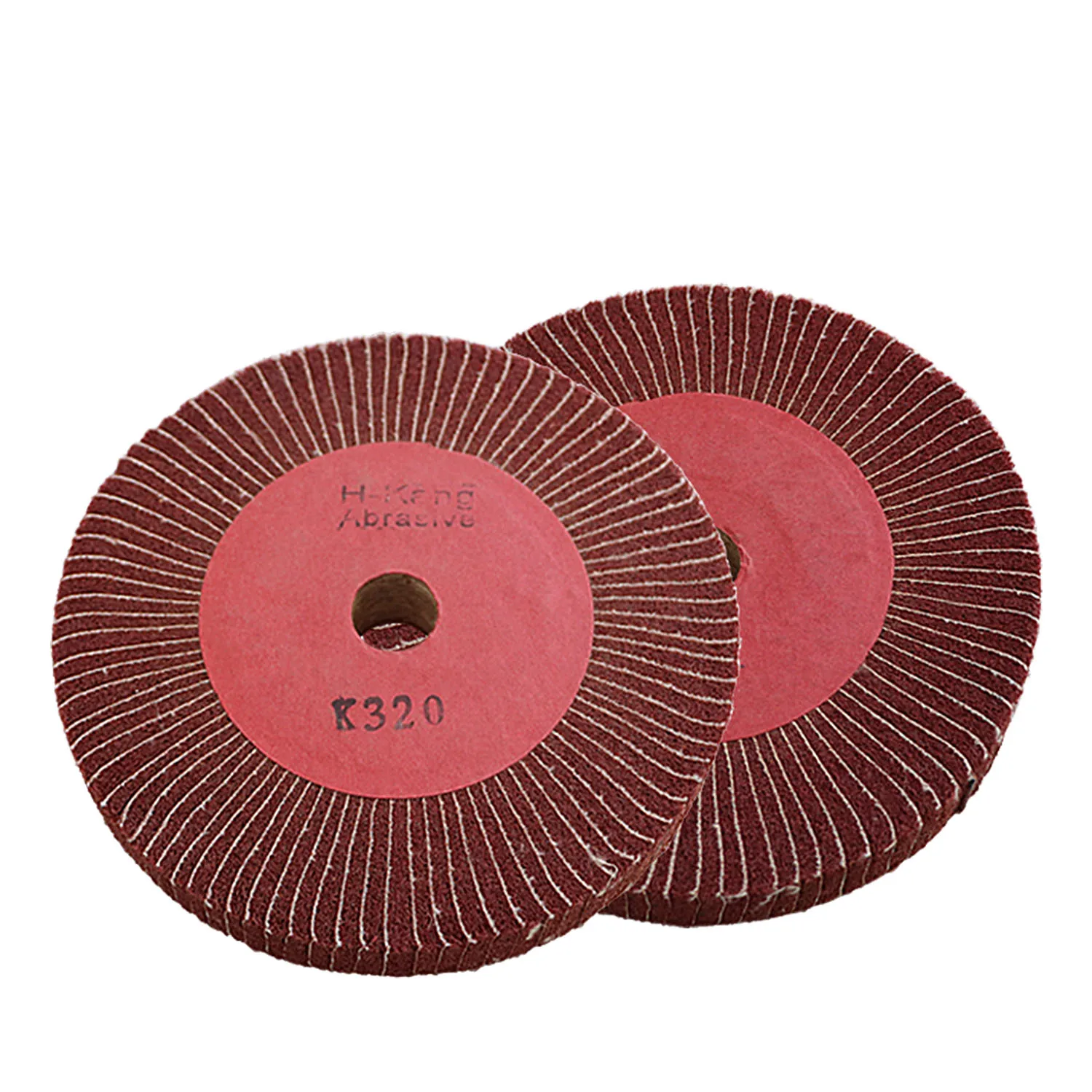 

6" Nylon Fiber Flap Polishing Wheel Disc Non-woven Abrasive Buffing 320 Grit Abrasive Scouring Grinding Flap Wheel