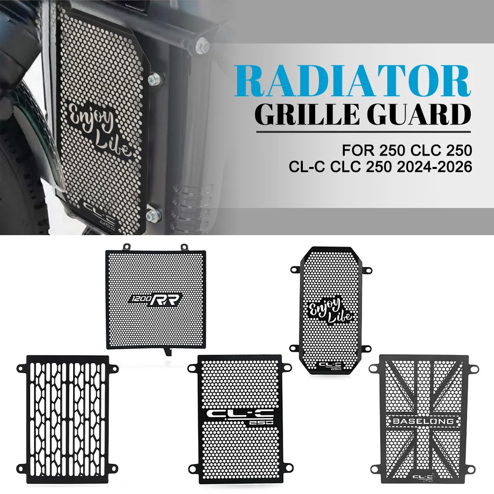 

For CFMOTO 250 CLC 250 CL-C CLC 250 2024-2025-2026 Motorcycle Radiator Guard Cover Water Tank Cooler Grille Bezel Protector