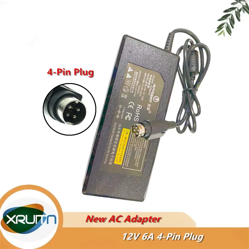 

Replacement AC Adapter Charger for Synology DS720+ Power Supply EA10681Y-120 12V 6A 5.41A 4-pin Plug