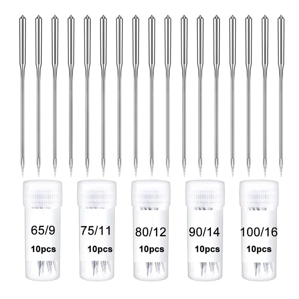 10pcs/lot Multi Size Available Sewing Needles Domestic Household Sewing Machine Needles 2022 HAX1 705H 9#,11#,14#,16#,18#