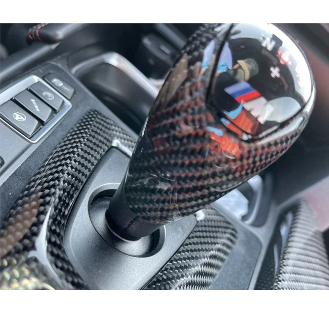 Gear Nase Cover Gearbox surround For F80 M3 M4 F82 F83 For  Carbon Fiber Interiors Replacement Style LHD Only