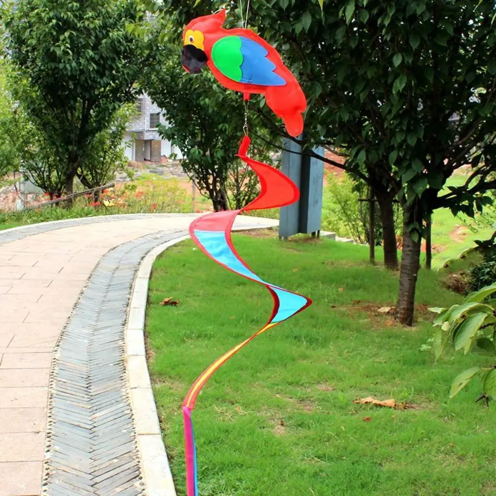 

Landscape Decorations Colorful Animal Windmill No Toxic Hanging Spiral Windchimes Antirust Diamond Rotate Windmill Partie