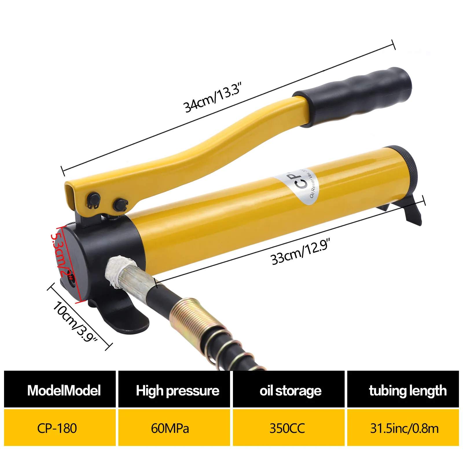 20T/44092.45lbs 수동 유압 잭 60MPa 에어 펌프 리프트 램 차체 프레임 수리 도구 키트
