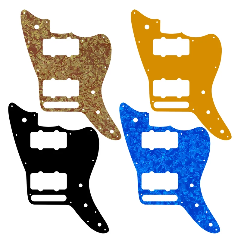 Pleroo Custom Guitar Parts - For US Fender American Special Jazzmaster Guitar Pickguard Multicolor Selection