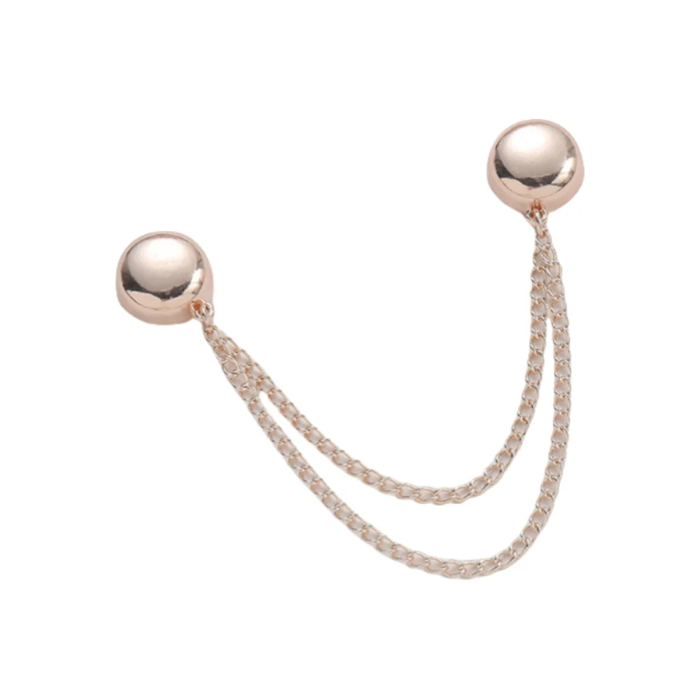 Multi-Function Magnetic Clothing Clip Metal Button Leg Cuff Fixing Pin Non-hole Waist Buckle Shorten Trouser Clip Skirts