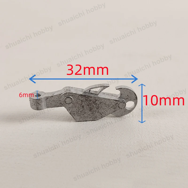 5PCS Simulato Gancio di Traino 32x11x5mm Miniatura In Lega di Zinco Ganci di Trascinamento Modello di Nave di Barca Aggiornamento Parti di Decorazione per il Hobby FAI DA TE