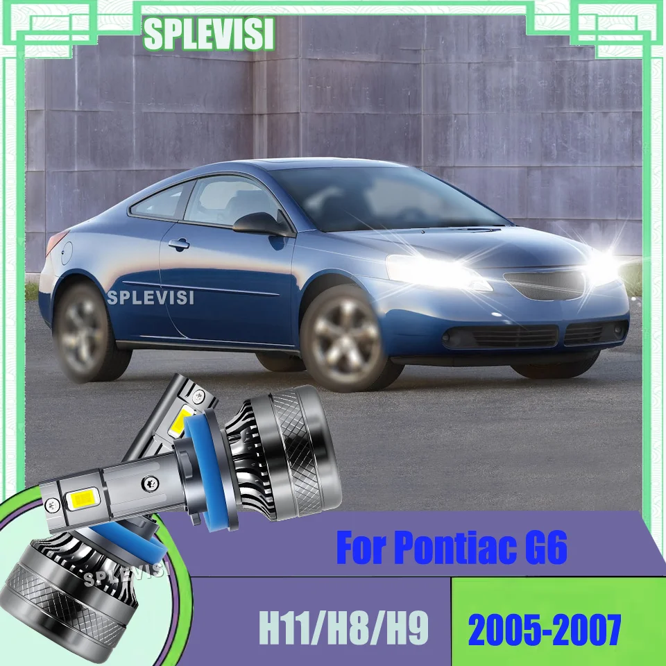 

2Pcs 20000LM Shockproof LED Headlight H8 Bulbs Hi/Lo H11 H9 Auto Car Lamps W/Cooling Fan 6000K CSP For Pontiac G6 2005 2006 2007