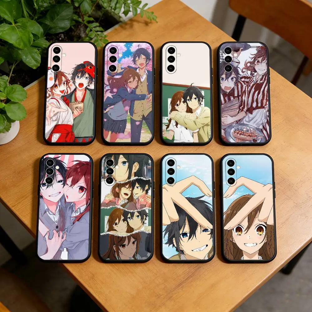 Horimiya Kyouko Hori Izumi Miyamura  Phone Case Black Silicone Soft For Samsung Galaxy A73,A72,A71,A70,A53,A52,A51