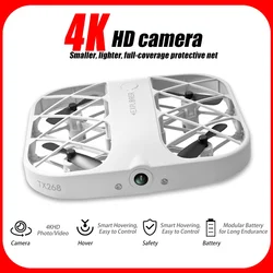 Mini Drone With 4k Professional Camera Air Hover 360° Roll Wide-Angle Camera Portable Long Life Remote Control Helicopter Toy