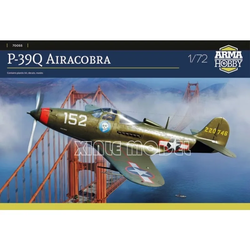

Пластиковый сборный набор для модели самолета Arma Hobby 70055 P-39Q Airacobra 1/72