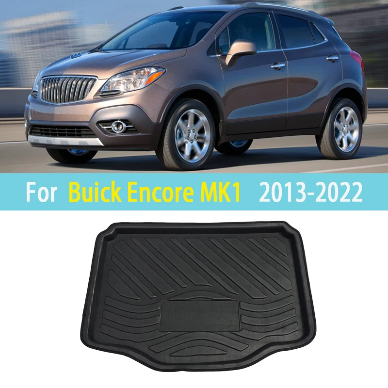 

Коврик в багажник для Buick Encore MK1 (2013-2022) и Opel Mokka A: защитный коврик-вкладыш для багажного отсека, подстилка для пола, накладка на багажник, автомобильный коврик