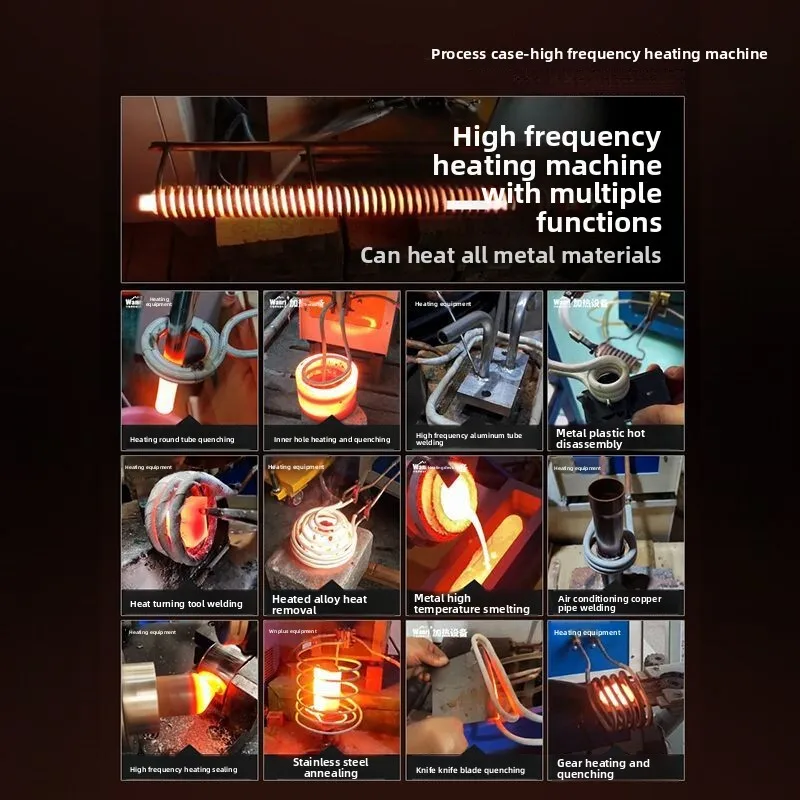 Attrezzatura di riscaldamento a induzione ad alta frequenza per macchina per tempra a caldo in metallo 15-80KW