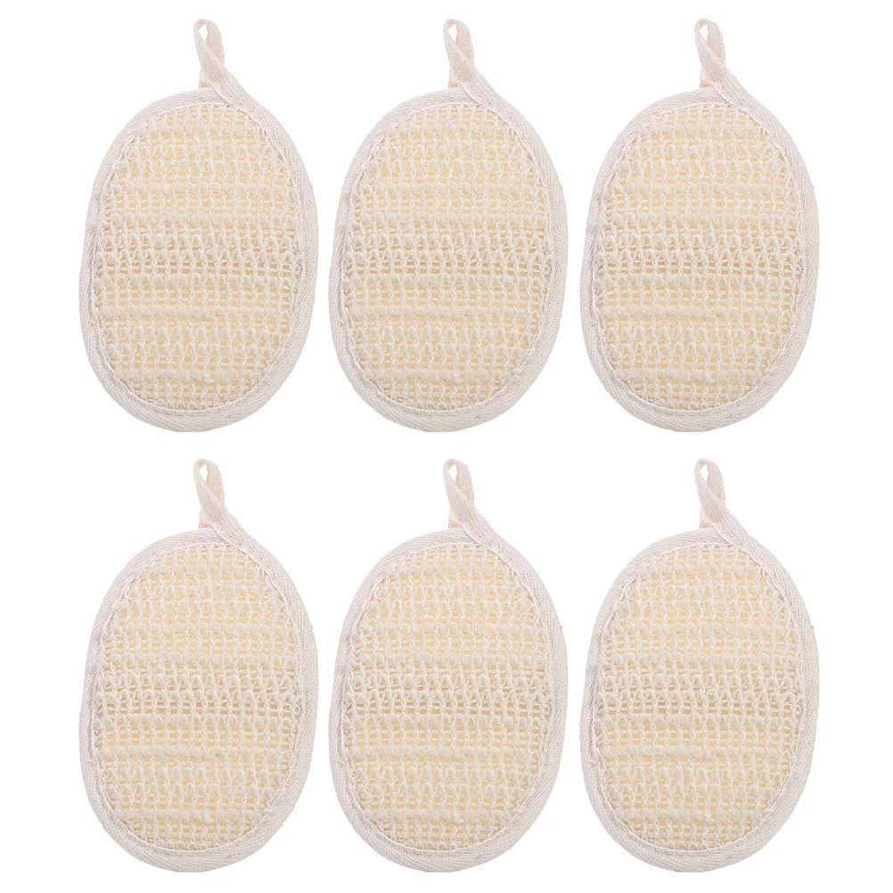 

6Pcs Bath Sponge Shower Exfoliating Body Scrubber Soft Texture Cleanse Skin Remove Dead Cells Body Care Bath Brush