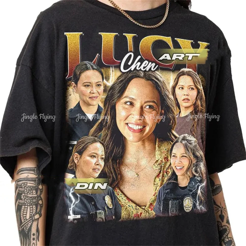Винтажная рубашка Lucy Chen, подарок для женщин, Anda, мужская футболка унисекс
