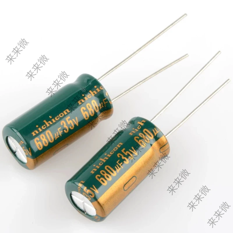 20Pcs electrolytic capacitor 35V/680UF 10 * 20MM 680UF/35V high frequency low resistance