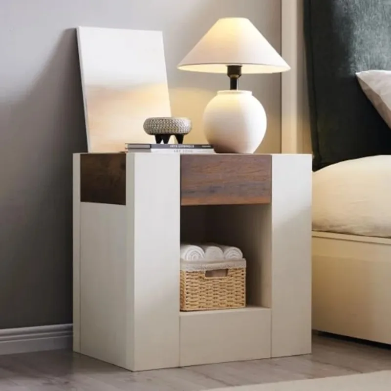 Modern Nightstand with Charging Station 24