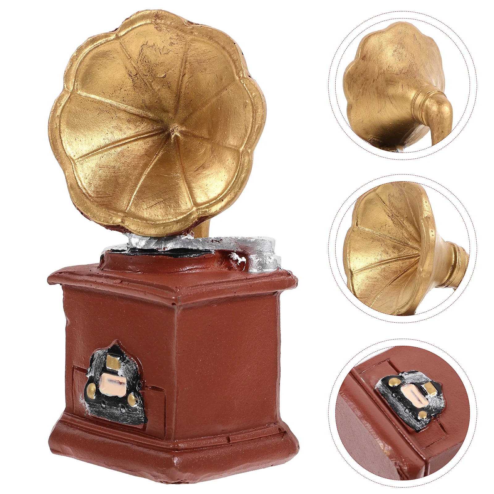 인형 집 가구 미니 축음기 장식, 인형 집 축음기 모델, 미니어처 용품, 전기 기기