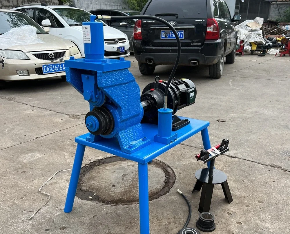 Supply 426 electro-hydraulic groove press and heavy fire pipe roller machine