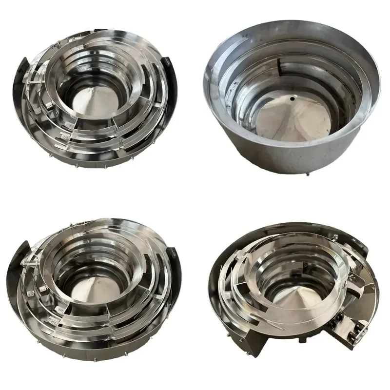 2026 CE Low Maintenance Polished Finishing Custom Vibration Bowl Feeder for Food Processing