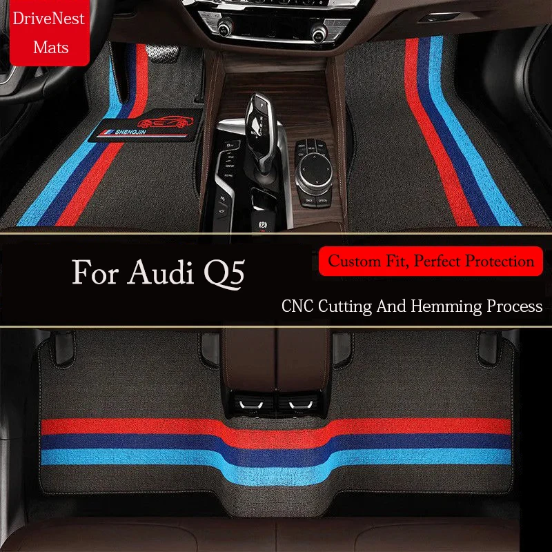 Car Floor Mats For Audi Q5 2009 2010 2011 2012 2013 2014 2015 2016 2017 Custom Auto Foot Pads Carpet Cover Interior Accessories