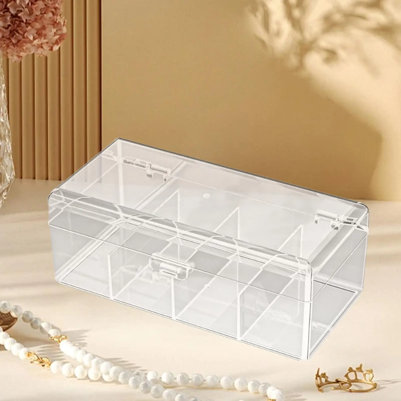 

Card Storage Box Large Capacity Acrylic Card Storage Case for Football Cards