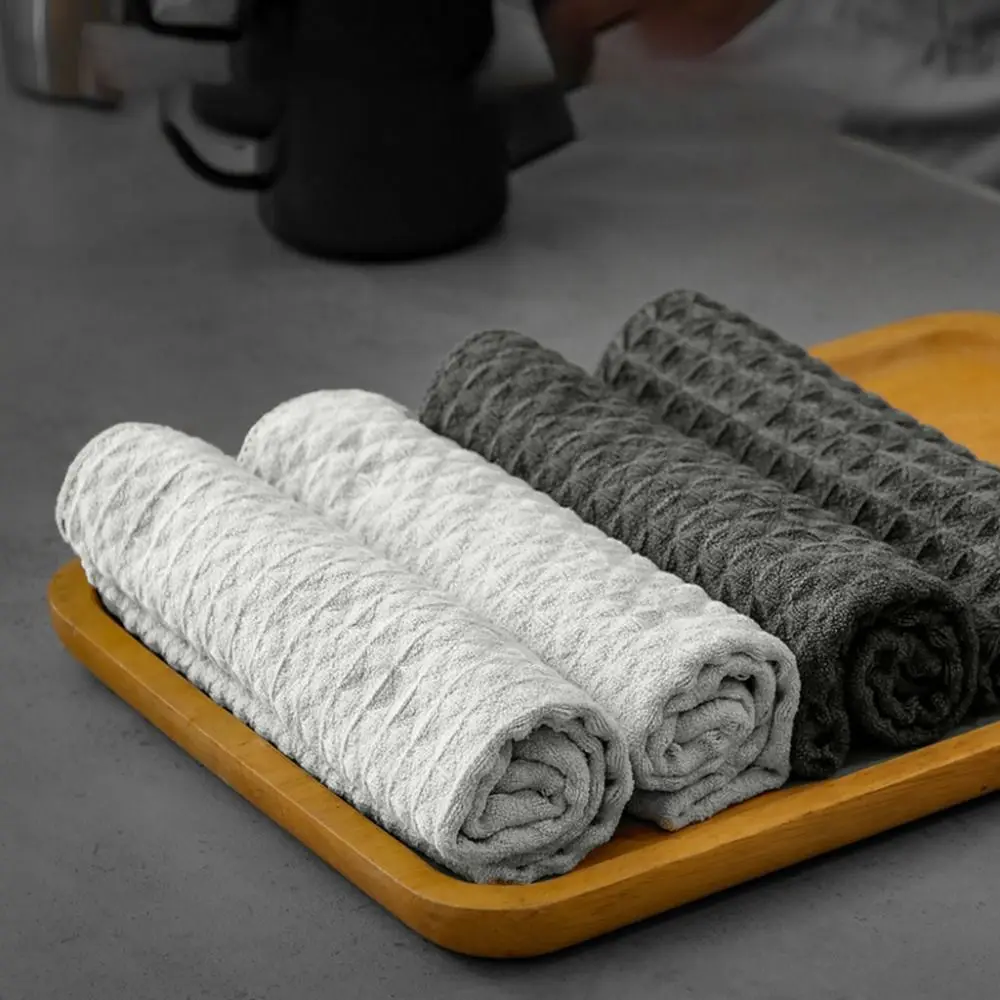 2*Kitchen Thicken Wiping Rag Efficient Super Absorbent Microfiber Cleaning Cloth Home Washing Dish Coffee Machine Cleaning Towel