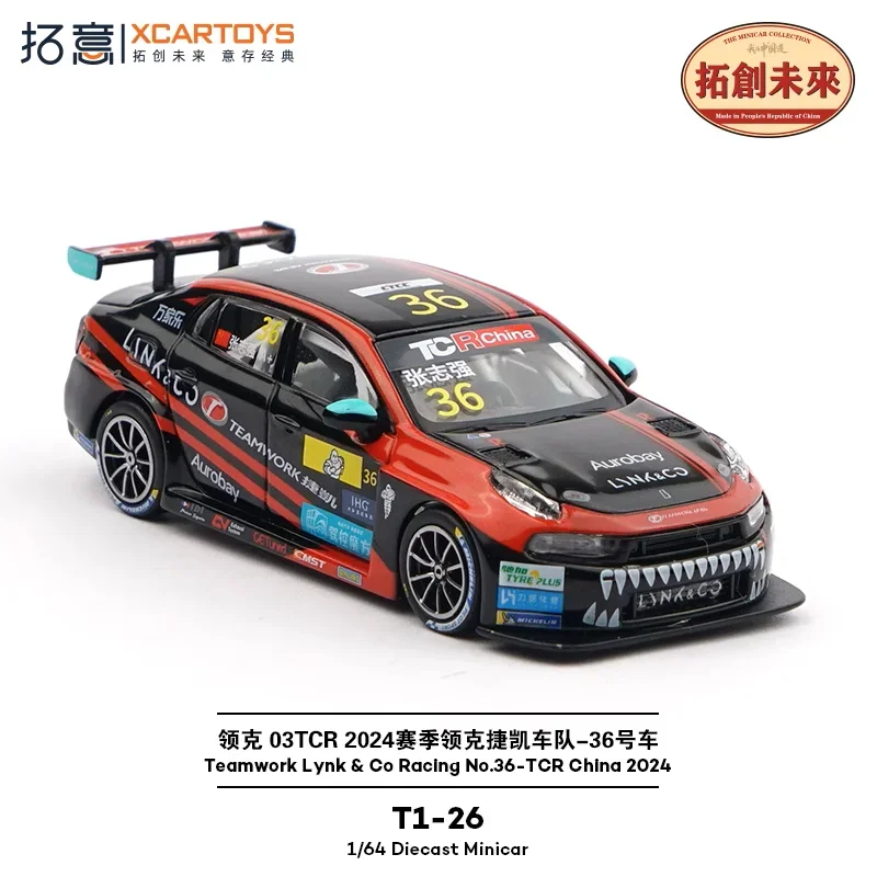 

Xcartoys 1:64 Teamwork Lynk & Co Racing No.36-TCR China 2024 Model Car