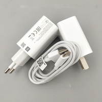 Original Xiaomi Redmi Note 7 8 9 Pro 18W Charger EU US Fast Charging Wall Power Adapter Type C Cable For Mi 5 6 8 9 se Lite CC9