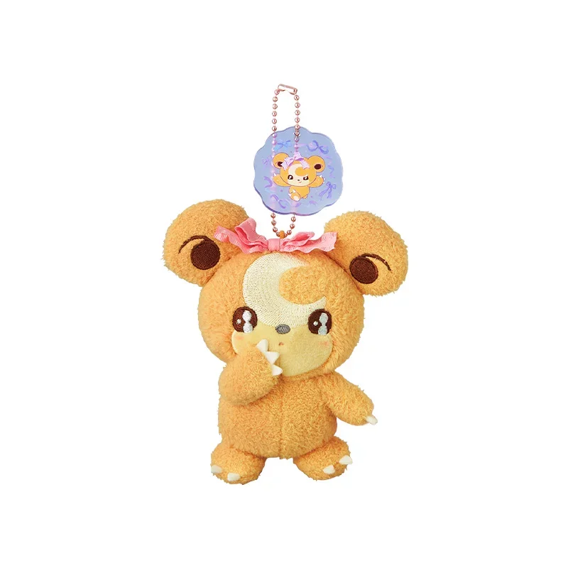 Echte PokéMon Don't Attack Me-serie pluche sleutelhanger kussen Mimikyu Espurr Jigglypuff trendy pop ornament decoratie speelgoed cadeau