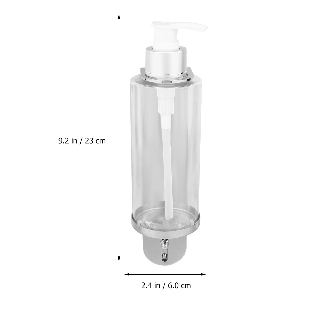 

Bathroom Wall Mounted Liquid Pump Foaming Hand Compatible Wall Lotion Pump Soap Container Manual Dispenser