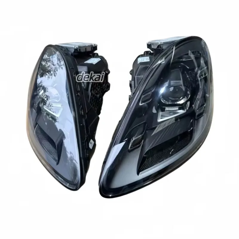 Original Imported Headlight Assemblies for Porsche 718, Genuine Dismantled Auto Parts in Excellent Condition
