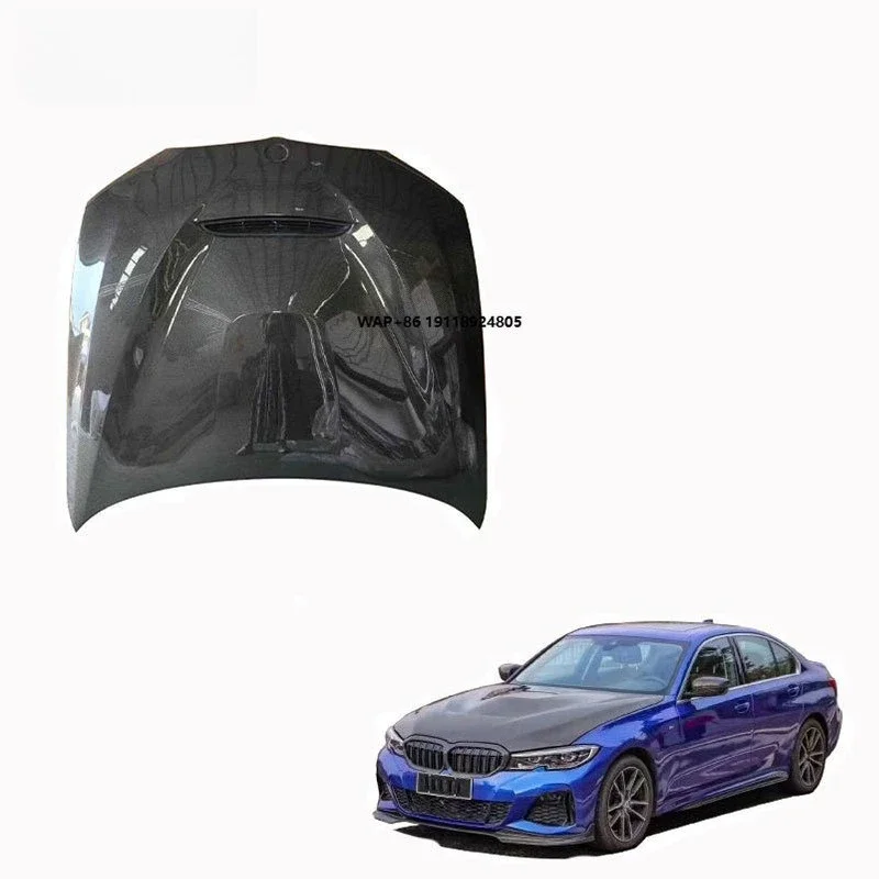 

For 2016+ 3 Series G20 G28 M340i 330i 330e 320i 328i Car Engine Hood Cover Carbon Fiber Front Hood