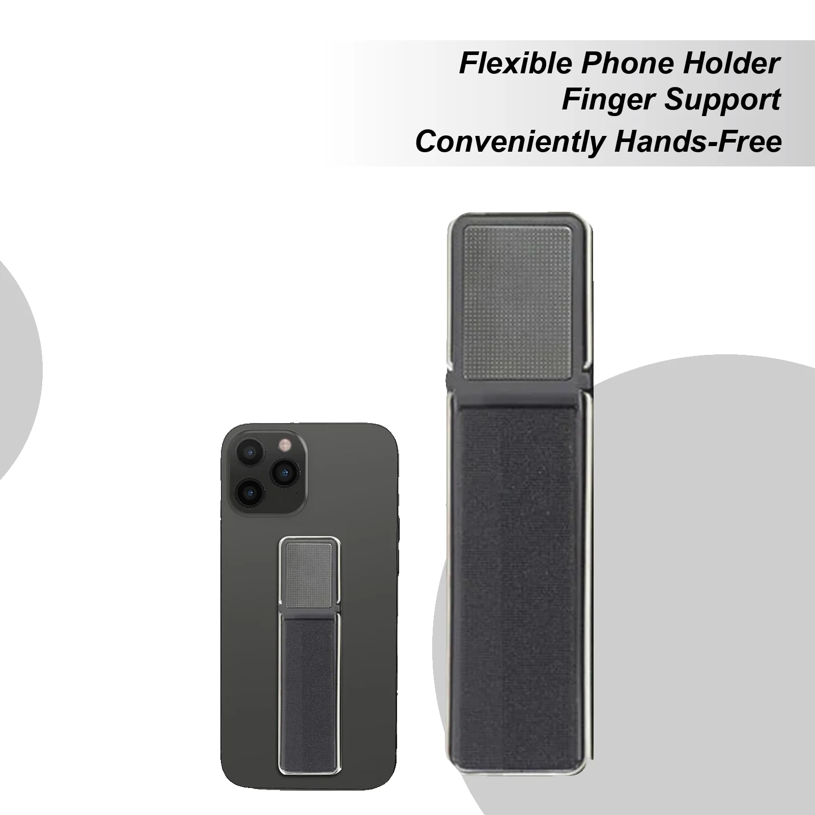 

Universal Cellphone Finger Kickstand Mobile Phone Finger Strap Grip Phone ABS Wristband Holder Grip Telescopic Holder